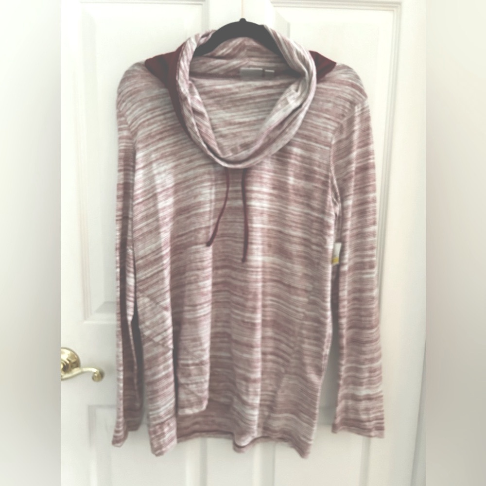 NWT Kim Rogers Cowl Neck Sweatshirt Medium